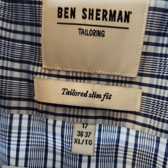 BEN sherman button-down shirt, sz. 17 / XL - Picture 4 of 6